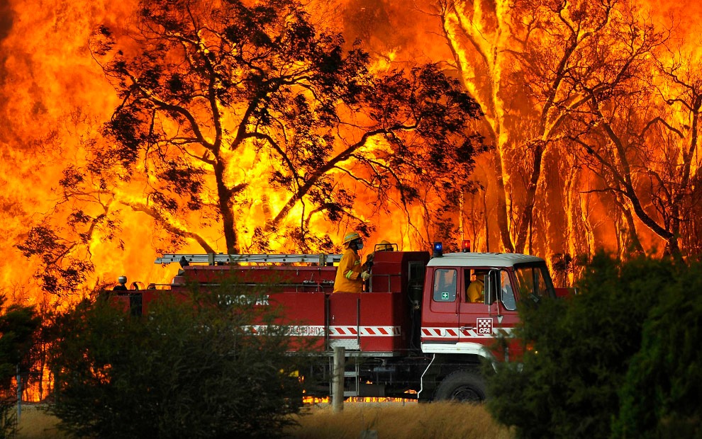The bushfires across Australia